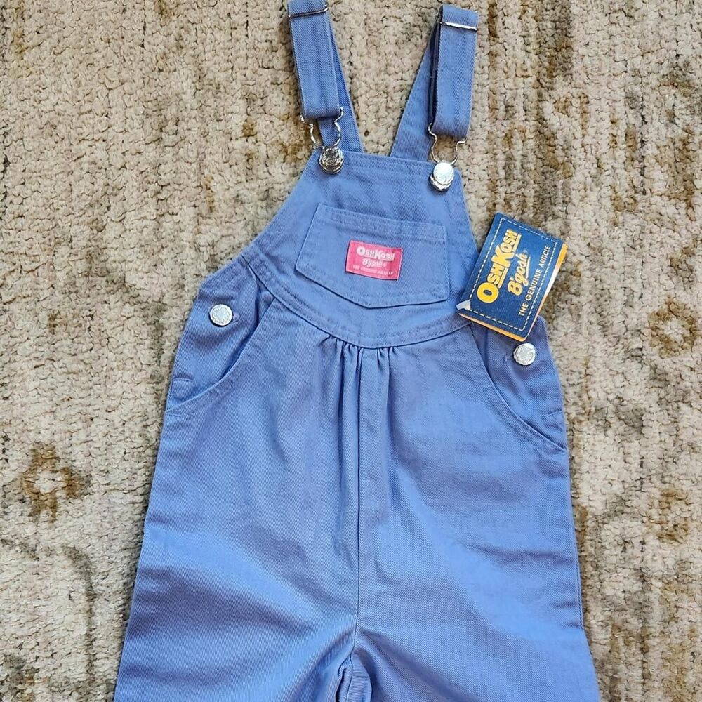 Oshkosh-b-gosh Blue and Navy Dungarees-overalls